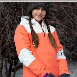 Arctix Girls Youth Suncatcher Insulated Winter Jacket Coral Orange Size M
